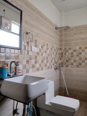 Bathroom in 1 BHK Builder Floor at Spazedge, Sector 47 – for Rent