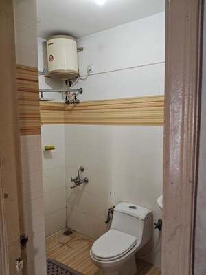 Bathroom in 4 BHK Apartment at Golden Paradise, Old Airport Road – for Rent