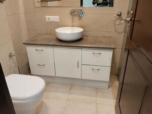 Bathroom in 3 BHK Builder Floor at Uday Park – for Rent