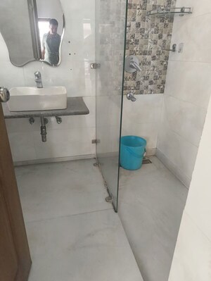 Bathroom in 3 BHK Apartment at Vasant Kunj – for Rent
