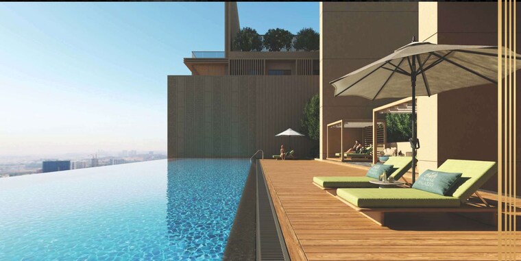 Swimming Pool, poulomi-palazzo 4 Bedroom 6225 Sq.Ft. Apartment In Kokapet Hyderabad 10138895