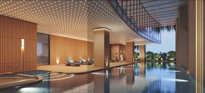 Living Room in 4 BHK Apartment at Poulomi Palazzo, Kokapet – for Sale