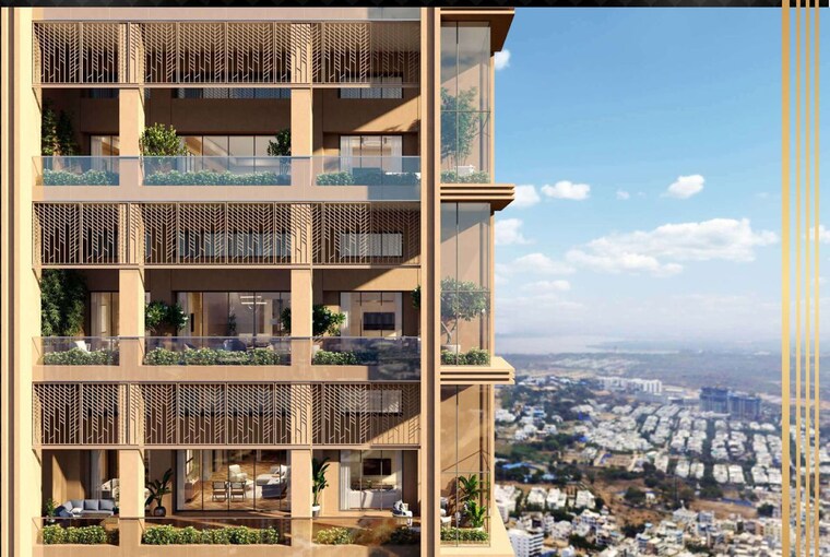 Exterior View, poulomi-palazzo 4 Bedroom 6225 Sq.Ft. Apartment In Kokapet Hyderabad 10138895
