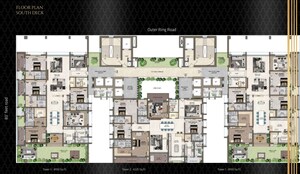 Master Plan in 4 BHK Apartment at Poulomi Palazzo, Kokapet – for Sale