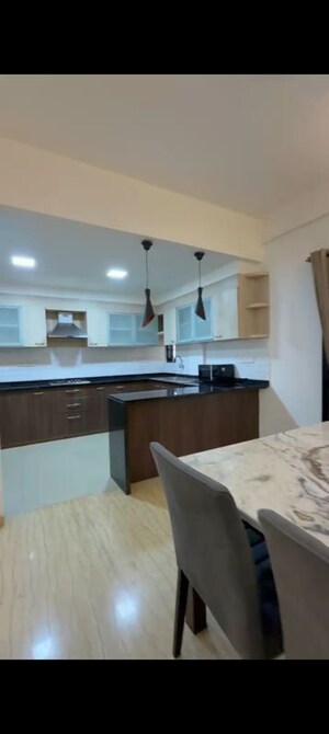 Kitchen in 3 BHK Apartment at SK Prestine Apartment, Pulikeshi Nagar – for Rent