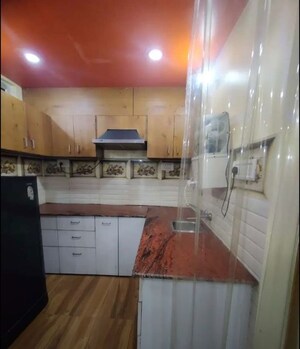 Kitchen in 3 BHK Apartment at Shalimar Emerald, Butler Colony – for Rent