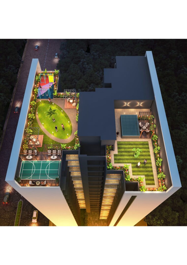 Master Plan, hitech-cosmos 3 Bedroom 1956 Sq.Ft. Apartment In Kharghar Navi Mumbai 10140051