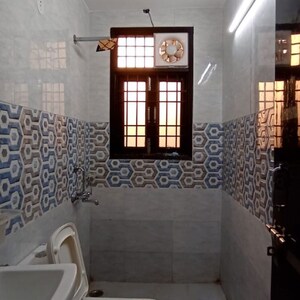 Bathroom in 2 BHK Builder Floor at Chattarpur – for Rent