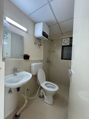 Bathroom in 3 BHK Apartment at Habitat Prime, Sector 99a – for Rent