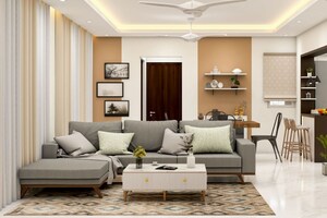 Living Room in 3 BHK Apartment at Singhpura – for Sale