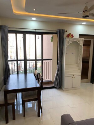 Living Room in 3 BHK Apartment at Rustomjee Azziano Wing D, Thane West – for Sale