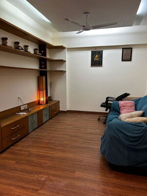 Living Room in 1 BHK Apartment at Juhu – for Rent