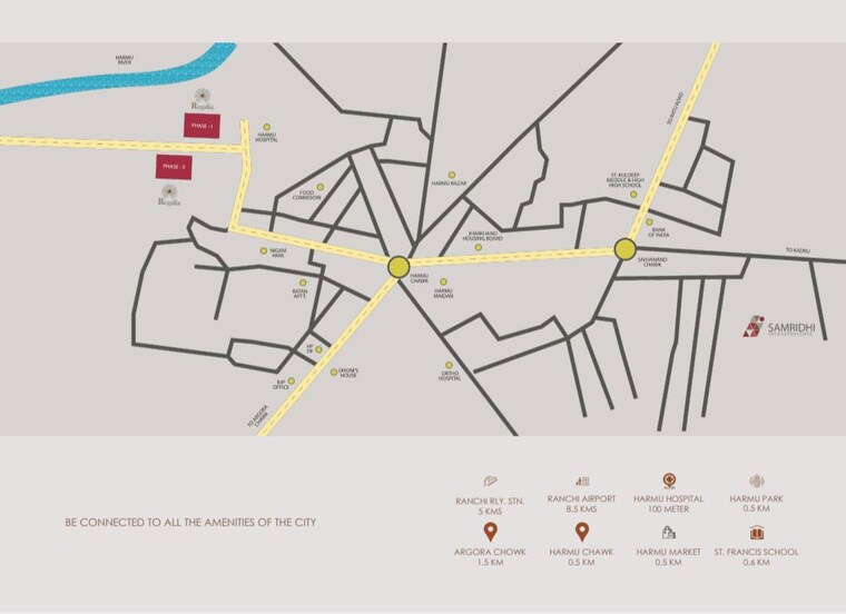 Map Location, harmu 3 Bedroom 1730 Sq.Ft. Apartment In Harmu Ranchi 10140825