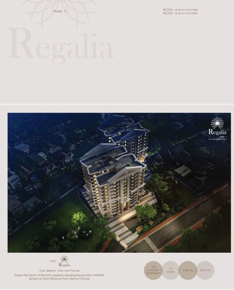  Parking, harmu 3 Bedroom 1730 Sq.Ft. Apartment In Harmu Ranchi 10140825