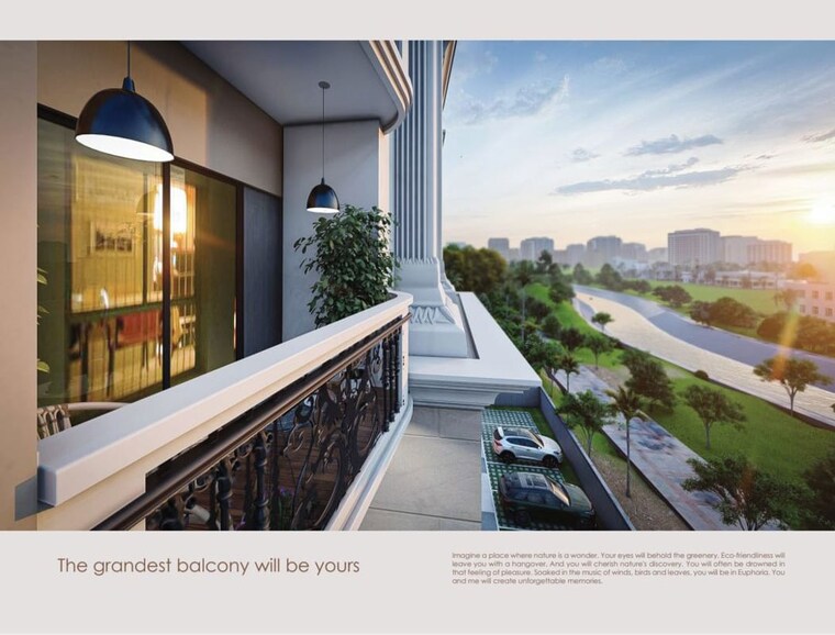 Balcony, harmu 3 Bedroom 1730 Sq.Ft. Apartment In Harmu Ranchi 10140825