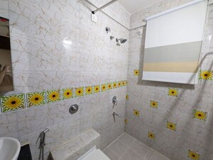 Bathroom in 3 BHK Apartment at Sai Innovision 7 Avenues, Balewadi – for Rent