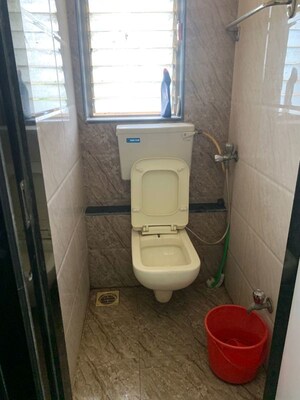 Bathroom in 1 BHK Apartment at Gundecha Sunflower, Kandivali East – for Rent