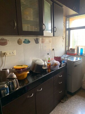 Kitchen in 1 BHK Apartment at Gundecha Sunflower, Kandivali East – for Rent