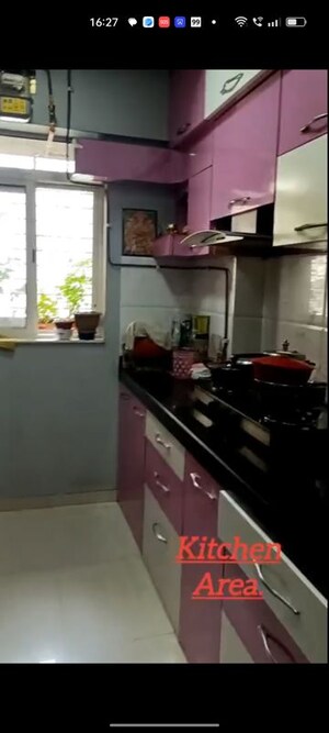Kitchen in 1 BHK Apartment at Runwal Nagar CHS, Runwal Nagar – for Rent