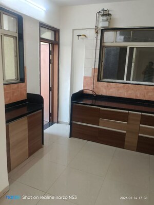 Kitchen in 3 BHK Apartment at Pimple Saudagar – for Sale