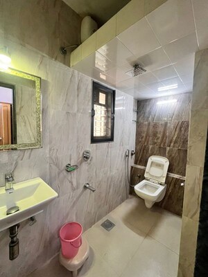 Bathroom in 2 BHK Apartment at Versova – for Rent