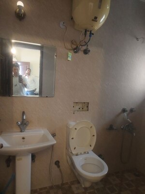 Bathroom in 1 RK Apartment at Sarita Vihar – for Rent