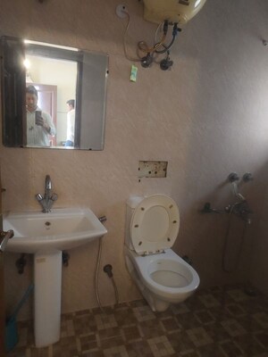 Bathroom in 1 RK Apartment at Sarita Vihar – for Rent