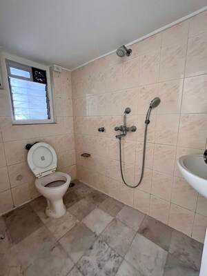 Bathroom in 3 BHK Apartment at Versova – for Rent