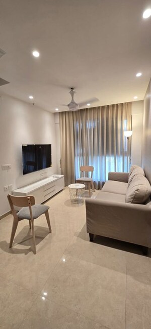 Living Room in 1 BHK Apartment at Hiranandani Highland, Powai – for Rent