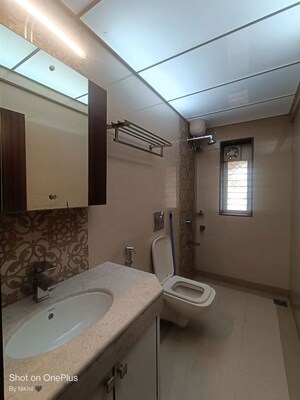 Bathroom in 3 BHK Apartment at K Raheja Vihar, Powai – for Rent