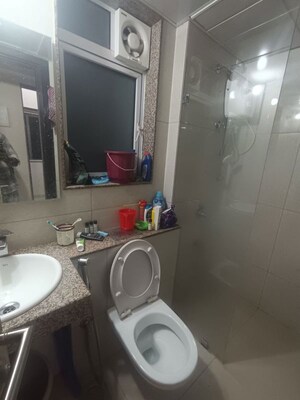 Bathroom in 1 BHK Apartment at LnT Veridian, Powai – for Rent