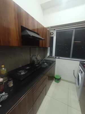 Kitchen in 1 BHK Apartment at LnT Veridian, Powai – for Rent