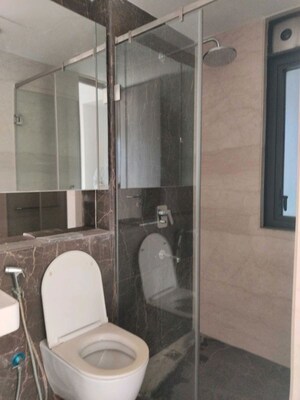 Bathroom in 3 BHK Apartment at Lodha Kiara, Worli – for Rent