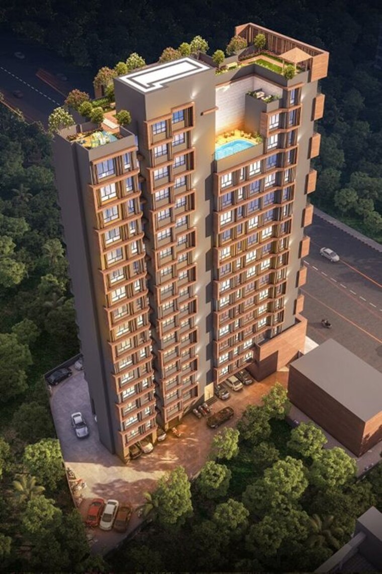 Exterior View, meghna-7 2 Bedroom 673 Sq.Ft. Apartment In Rohinjan Navi Mumbai 10134379
