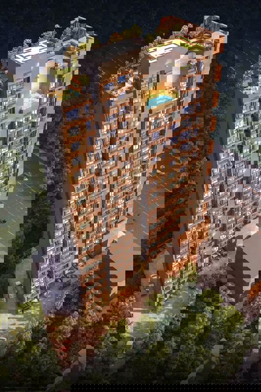 2 BHK 592 Sq.Ft. Apartment in Meghna 7