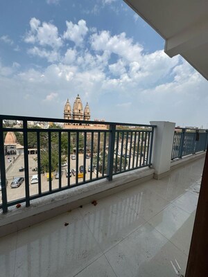Balcony in 1 BHK Apartment at Palm Residency Chhatarpur, Chattarpur – for Rent