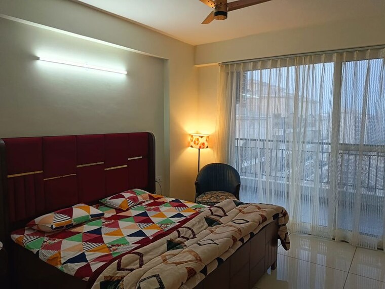 Bedroom, allwin-el-spazia 3 Bedroom 1700 Sq.Ft. Apartment In Sanauli Zirakpur 10142240