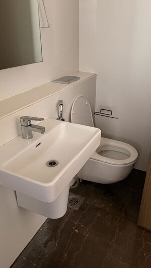 Bathroom in 2 BHK Apartment at Lodha The Park, Worli – for Rent