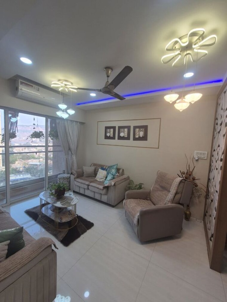 Living Room, akshar-green-world 3 Bedroom 1510 Sq.Ft. Apartment In Dighe Navi Mumbai 10027272