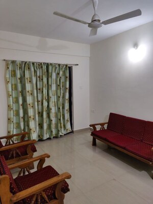 Living Room in 3 BHK Apartment at Pooja Park, Kharadi – for Rent