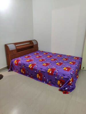 Bedroom in 3 BHK Apartment at Pooja Park, Kharadi – for Rent