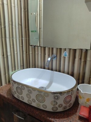 Bathroom in 3 BHK Apartment at Millennium Avanish Phase I, Sector 10a Airoli – for Rent