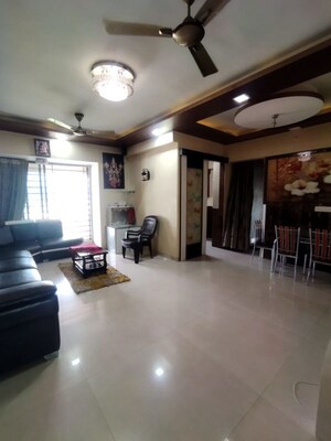 Living Room in 3 BHK Apartment at Millennium Avanish Phase I, Sector 10a Airoli – for Rent