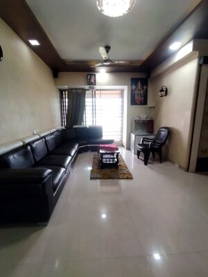 Living Room in 3 BHK Apartment at Millennium Avanish Phase I, Sector 10a Airoli – for Rent
