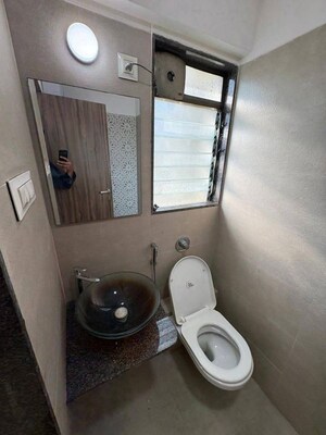 Bathroom in 1 BHK Apartment at Platinum Prive, Andheri West – for Rent
