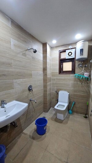 Bathroom in 3 BHK Builder Floor at Saket – for Rent