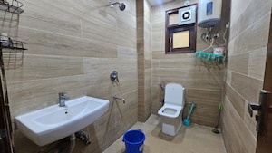 Bathroom in 3 BHK Builder Floor at Saket – for Rent