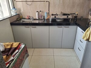 Kitchen in 2 BHK Apartment at LnT Veridian, Powai – for Rent