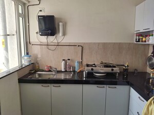 Kitchen in 2 BHK Apartment at LnT Veridian, Powai – for Rent