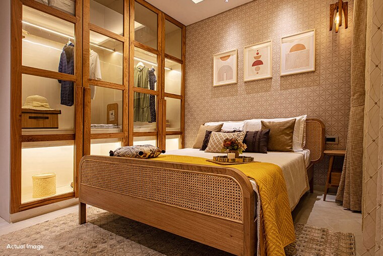 Bedroom, dosti-west-county 2 Bedroom 552 Sq.Ft. Apartment In Balkum Pada Thane 10142711